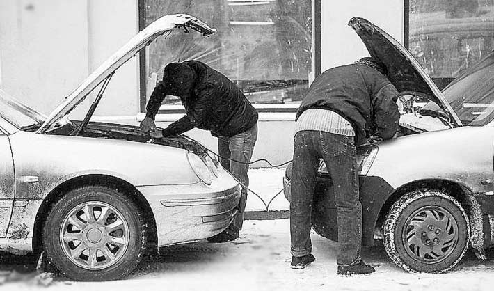 как прикуривать от другой машины