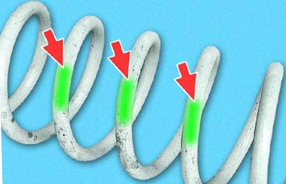 Маркировка пружин ВАЗ