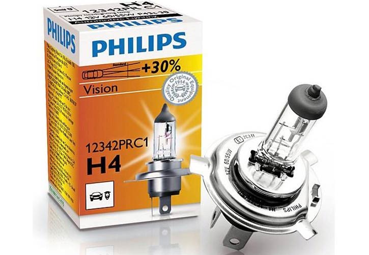 автомобильная лампочка Philips дает +30% света