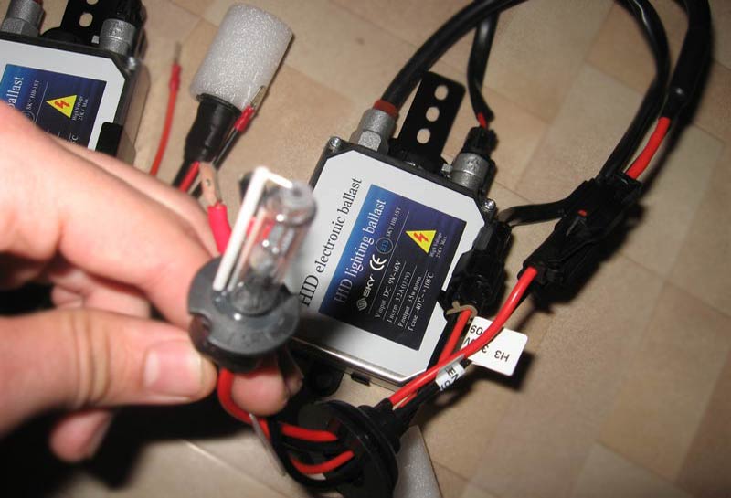 Ксенон. Особенности установки