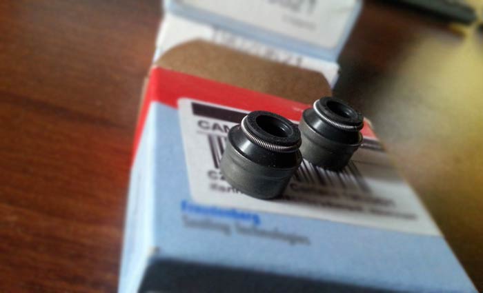 маслосъемные колпачки - внешний вид