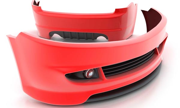 современный бампер автомобиля