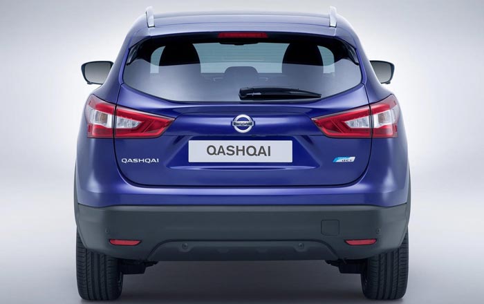 ниссан кашкай - вид сзади