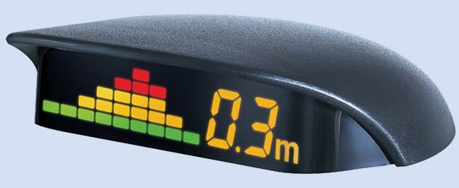 парковочная система должна иметь не меньше двух световых индикаторов