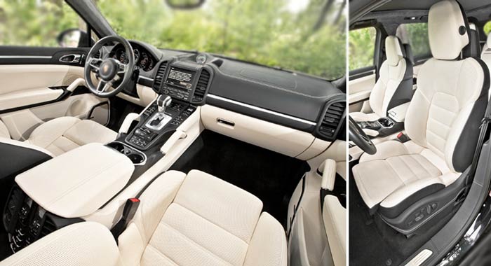 перетяжка салона натуральной кожей белого цвета