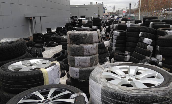 нельзя хранить шины на открытом воздухе