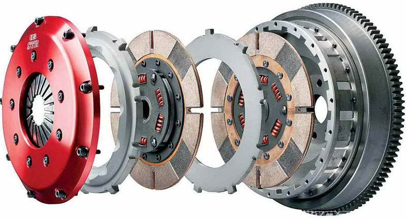 накладки и ведомый диск спортивного сцепления