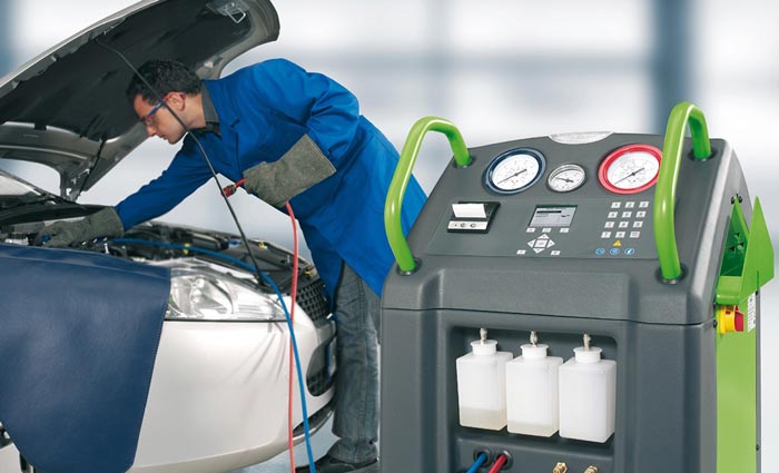 как происходит заправка авто кондиционеров