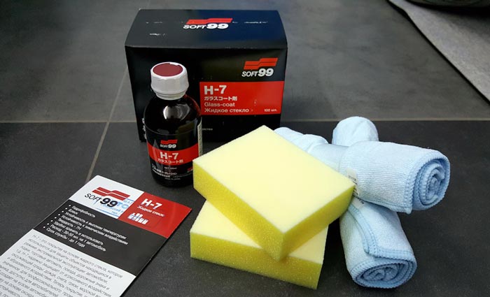 препарат жидкое стекло от компании soft 99